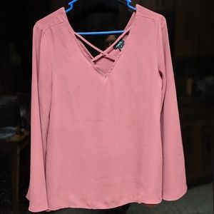 Criss Cross front Blouse